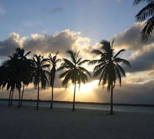 Sonnenuntergang am Coco Beach