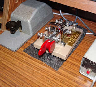 Morsestaster im Museum Norddeich Radio