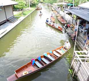 Blick auf den Floating Markt