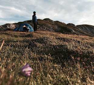 Übernachten im Zelt am Rettenstein