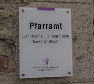 Evangelisches Pfarrhaus Neckartenzlingen