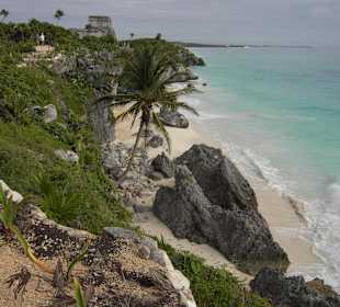 Strand und  Tempelstadt Tulum