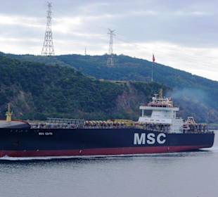 26.10.Rückfahrt von Jalta nach Santorin Durchfahrt 