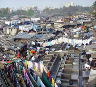 Waschplatz Dhobi Ghat Bombay