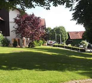 Grünanlage in der Therme