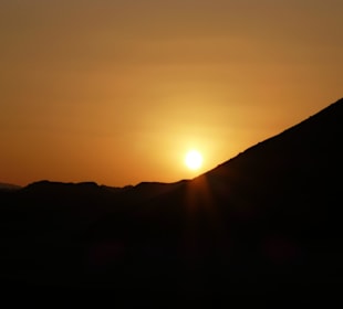 Sonnenuntergang in der Wüste