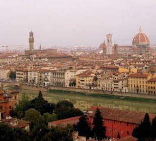 Blick auf  Florenz