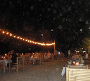 Gut besucht am Abend