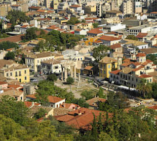 Ausblick von der Akropolis