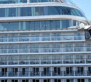 Blick von der Besuchergalerie des Cruise Center