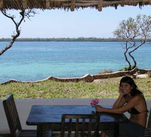 Blick aus dem Restaurant