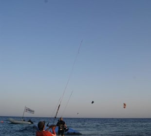 Freizeitmöglichkeit: Kite-Surfen