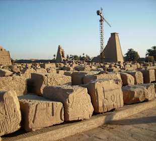 Bezifferte Steinfragmente