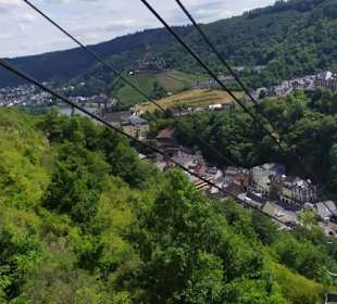 Talfahrt Sesselbahn Cochem