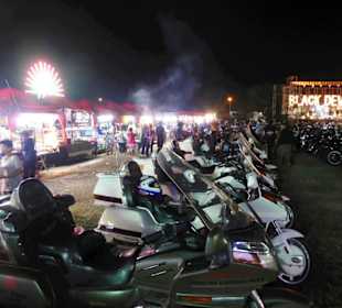 Abendstimmung bei den Bikern