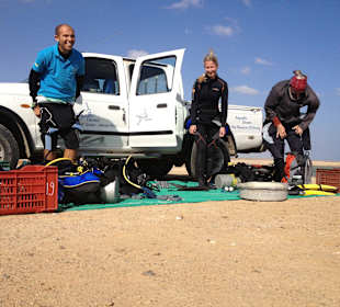 Tauchen in kleinen Gruppen 