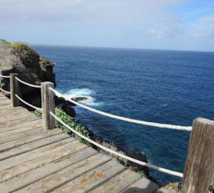 Wanderung an der Küste 