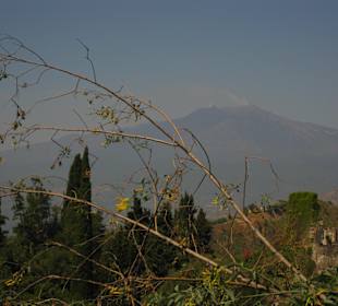 Ätna von Taormina aus