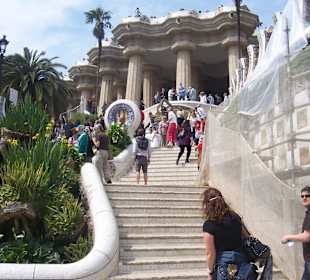 Blick hoch zur "Säulenhalle"
