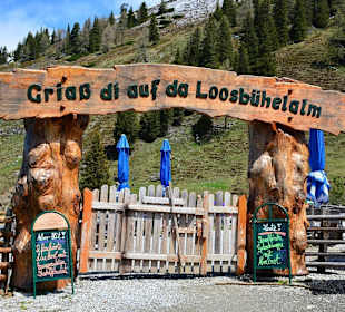 Eingang Loosbühlalm