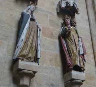 Heilige Adelheid und Otto I., Stifterfiguren