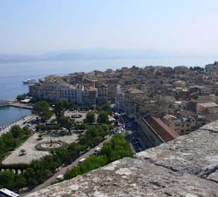Blick über Kerkyra