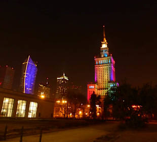 Noch das höchste Gebäude: Palac Kultury i Nauki 