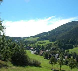 Idyllisches Waltersdorf im Zittauer Gebirge