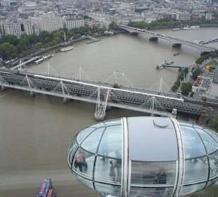 London Eye Ansicht / Aussicht