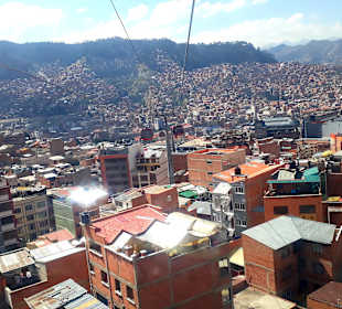 Ausblick Seilbahn Mi Teléferico