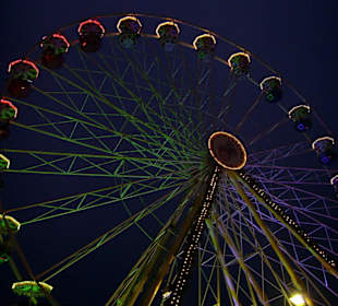 Riesenrad mit herrlichen Weitblick