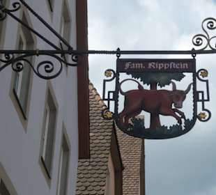 Zunftschild in Rothenburg ob der Tauber