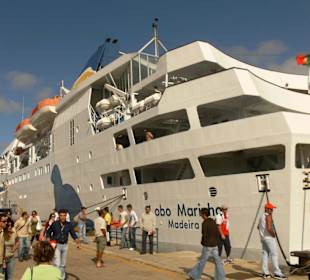 Im Hafen von Porto Santo