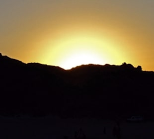 Sonnenuntergang in der Wüste