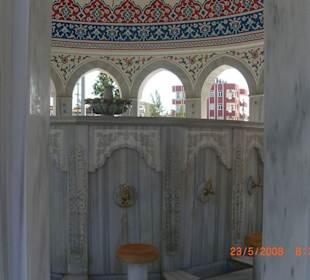 Im Innern der "Reinigungshalle"