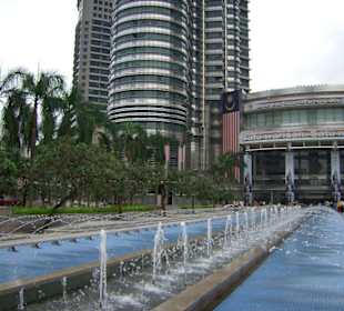 Park in front of petronas