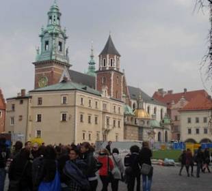 Wawel - Vorplatz der Kathedrale