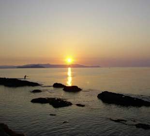 Sonnenuntergang Chania Hafen