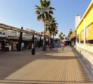 Teil der Einkaufsmeile