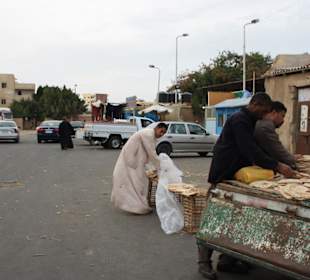 Brot einfach vom Wagen verkaufen