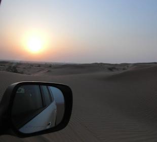 Ein Blick aus den Auto