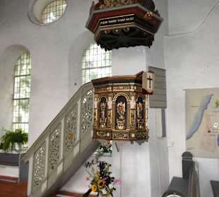 Die Kanzel der St.-Marien-Kirche