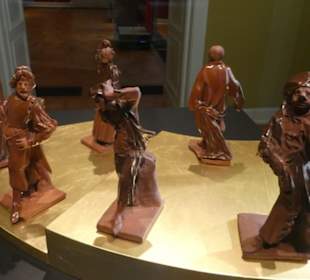 6 Figuren der Commedia dell'arte (um 1710/1712)