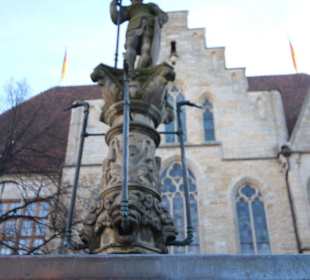 Der Stadtwächter auf dem Marktbrunnen