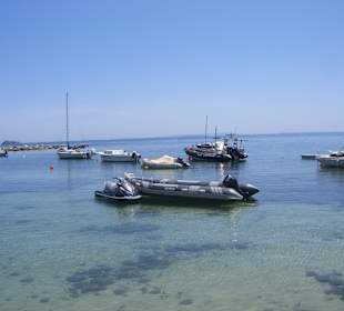Blick auf Boote