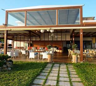 Blick auf das Restaurant