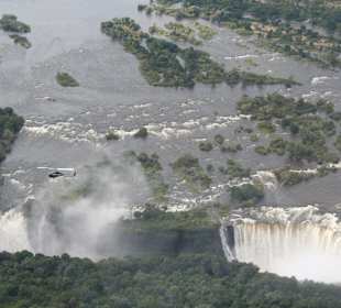 Die Viktoria-Wasserfälle 