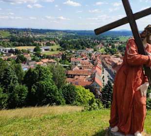 Josefikirche Richtung Bad Schwanberg hinunter