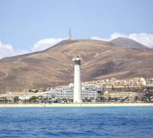 Strand vom Wasser aus