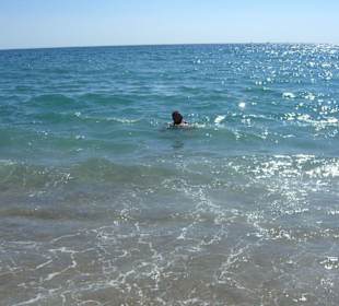 Allein im Meer